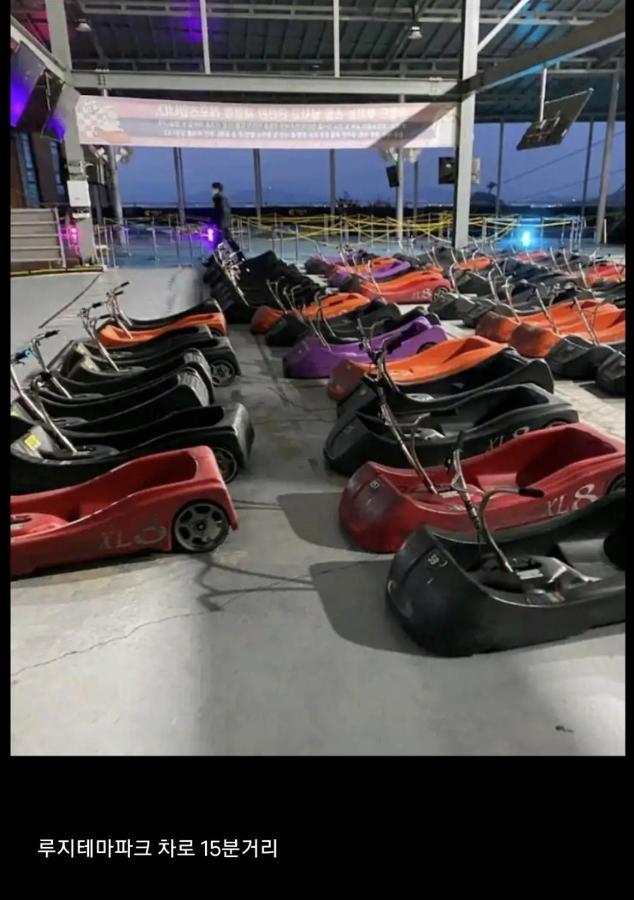 여수 Lotte Castle Marina 아파트 호텔 외부 사진